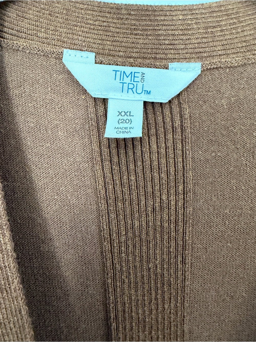 Duster Length Button-Front Cardigan - Picture 2 of 4